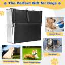 Dog Stairs for Large Dogs - Extra-Wide 20-Inch Step 43-Inch 5-Step Extra Dog Steps Tall Designed for Oversized SUVs, Off-Road Vehicles, and Pickup Trucks