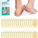 Waterproof Hydrocolloid Gel Blister Bandages - Pads for Heel, Foot, Toe & Feet - Gel Blister Cushions for Prevention & Recovery (32ct, Heel Pack)