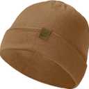 ACUSHLA 100% Merino Wool Cuff Beanie for Men & Women Knitted Winter Hat Unisex Watch Cap Skull Wrap for Cold Weather (One Size, Camel)