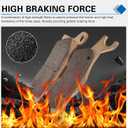 Front and Rear Brake Pads for Can-Am Outlander 450 500 570 650 700 800 850 1000 1000R Max PRO HD5 HD7 2013-2024 705601014 705601015 715900248 715900249