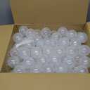 Clear Ball Pit Balls - Crush Proof Plastic Toy Balls for Boys and Girls (100 PACK)