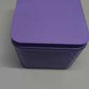 Wipes Dispenser, One-Handed Operation Wipe Holder for Baby & Adult, Seal-Designed Wipes Container for Bathroom Keep Diaper Wipes Fresh (Purple)