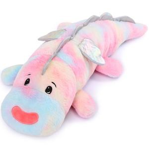 MorisMos 6lbs Weighted Dinosour Stuffed Animals 36inch, Giant Stuffed Dinosour Weighted Plush, Dino Throw Pillow for Adults, Girls, Kids