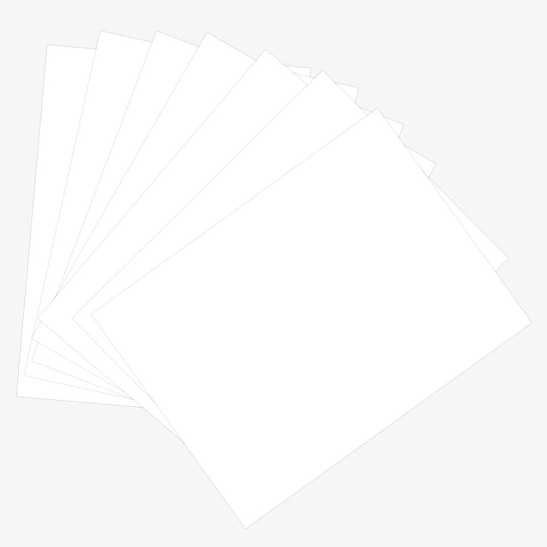 Printable Vinyl Sticker Paper for Inkjet Printer - Matte White - 22 Decal Label Self-Adhesive Sheets 8.5"x11"- Dries Quickly