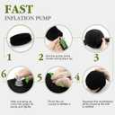 Golf Training Ball Smart Ball Golf Training Aid Inflatable Swing Training Ball with Inflator Pump and Adjustable Lanyard,Assist Golf Swing Trainer Golf Swing Assistant for Beginner