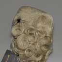 Short Blonde Finger Wave Wig for Women 1920s Curly Synthetic Flapper Wig Heat Resistant Side Part Vintage Halloween Cosplay Costume Hair Wigs