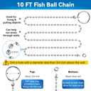 Feekoon 1 Pack Wet Noodle & Retriever Flexible Magnetic Pickup Tool, Fish Chain Flexible Magnetic Retriever Expandable Retrieval Hook for Wire Through Wall Wiring or Item Pickup