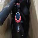 CHAOKE Exercise Bike, Quiet Adjustable Magnetic Stationary Bike for Home Cardio with App Compatible, 350LB Weight Capacity Indoor Cycling Bike with Large Seat, Dumbbell Rack, Pull Cords & LCD Display (Newly Upgraded Magnetic + App Compatible -Black Blue)