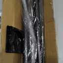 CorkLatta Matte Black Shower Curtain Rod,1 Inch Diameter Stainless Steel Adjustable Spring Tension Rods 32 to 68",with Holders,Anti-Slip,Curtain Rods No Drilling(1 Pack)