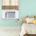 HOXHA Air Conditioner Foam Insulation Window Kit 2 Pack, AC Side Panels Kits, Air Conditioner Accessories Seal, 17 inch9 inch 7/8 inch,White