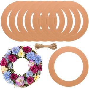 MixTeach 40 Pieces Large Hanging Round Wreaths 14Inch Round Cardboard Wreath Paper Rings Circle Hanging Ornaments Decorations with Hole Twine for Wedding Festival Christmas Valentines Day Decor MixTeach 40 Pieces Large Hanging Round Wreaths 14Inch Round Cardboard Wreath Paper Rings Circle Hanging Ornaments Decorations with Hole Twine for Wedding Festival Christmas Valentines Day Decor