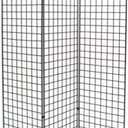 Grid #1900B (3PCS) + 1904B (6PCS) New Retails Black Finished Z Unit with Three 2' X 6',6 Panels