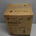 FOTING 1/2HP Submersible Water Pump with Stainless Steel Base - Removes Water to 0.04" Depth, 2450GPH Portable Sump Pump for Puddles, Pools, Boats, Gardens & Ponds - 10Ft Cord Included