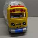 Fisher-Price Little People Toddler Toy Big Yellow School Bus & Community Heroes Set, Musical Pull-Along Vehicle & 9 Figures for Kids Ages 1+ Years, Large