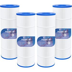Future Way CCP320 Pool Filter Cartridges Replacement for Pentair Clean & Clear Plus 320, Replace Pleatco PCC80-PAK4, Pentair R173573, 160340, 320 sq.ft, 4 Pack