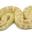 Safari Ltd. Albino Burmese Python Figurine - Lifelike 5.5" Snake Figure - Educational Toy for Boys, Girls, and Kids Ages 3+