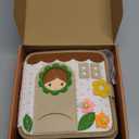 Montessori Busy Book for Toddlers 1-3, Felt Quiet Book & Busy Board for Preschool Learning, Fine Motor Skills, Sensory Play, Educational Travel Toy & Gift  Pretend Play for Girls, Brown