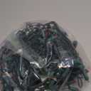 HISHINY LED Christmas Net Lights Outdoor, 5ftx5ft 100LED Green Wire, Connectable Bush Mesh Net Lights String for Halloween Christmas Party,Shrub,Yard,TreeRed&Green