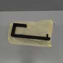 Sayayo Matte Black Toilet Paper Holder Wall Mount, Toilet Tissue Holder for Bathroom Tp Holder Square, SUS304 Stainless Steel 6 Inch