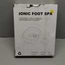 Ionic Foot Bath Detox Machine,Foot Detox Foot Bath Soak Tub with 2 Arrays,80 Disposable Foot Spa Liners,Detox Sea Salt,Folding Foot Spa Bucket,Home Salon-Level Foot Soaking Tub