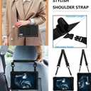 Case for Vortex ZTAB10/Vortex T10M PRO 10.1 inch Tablet Hybrid Shockproof Firendly Case Built in Kickstand Shoulder Strap for Vortex ZTAB 10/Vortex T10M PRO 10.1 inch Tablet (Black/Black)