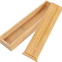 COHEALI Natural Bamboo Incense Holder and Storage Box, Incense Stick Burner with Ash Catcher, 8.85" Portable Case for Meditation, Yoga, Aromatherapy & Zen Home Decor