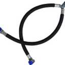 Quick Connect Faucet Water Supply Lines, 12 Inch Long, Widespread Bathroom Faucet Replacement Fast Lock Pipe Hoses, V-Shape, 1 Piece