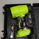 990, 000 RPM 21V Cordless Leaf Blower with 2×6.0Ah Batteries - Handheld Electric Blower for Patio Cleaning, Car Drying, Leaves and Dust