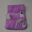 Electric Heating Pads,Heating Pad for Back,Shoulder,Hot Pad for Neck and Arms,Abdomen,Moist Heated Pad for Legs and Knee,Auto Shut Off(Light Purple, 24''12'')