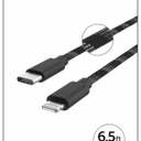 CellCandy Extended Length Charge and Sync Cable, USB-C to Apple 8-pin connector, 6.5-ft