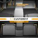 Floor Mats for Subaru Crosstrek 2018-2021-2023, for Subaru Impreza(NOT Hybrid) 2017-2023, Front Rear Mats & Cargo Mat, TPE Anti-Slip Waterproof Summer Winter Floor Liners Car Accessories