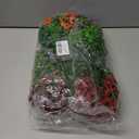 Artificial Flowers for Outdoors, 12 Bundles Multicolor Faux Silk Flower Spring Summer Decoration, Artificial Plants Fake Outdoor Flowers UV Resistant No Fade for Home Planter Porch Patio Yard Decor (Double Purple)