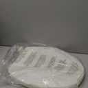 Centoco Elongated Toilet Seat, Heavy-Duty Wood Core with Plastic Scratch-Resistant Finish, Residential, Closed Front with Cover, Made in the USA, DSAMAZ9-416, Biscuit