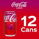 Coca-Cola Cherry Coke Soda, 12 Fl Oz (pack of 12)
