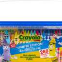 Crayola Crayon Tub  Limited Edition Colors (288ct), Bulk Coloring Crayons for Kids with Storage Tub, Classroom & Art Supplies for Teachers, Ages 3+