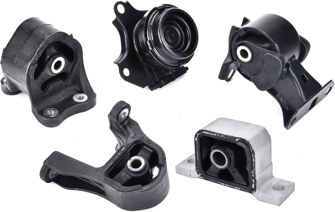 Lochnchn 5PCS Engine Motor Mount Kits Compatible with Honda CRV 2.4L 2002-2006 Engine Transmission Mount Replace A4504 A4506 A6596 A6597 A65010