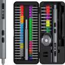Mini Electric Screwdriver, LIFEGOO 58 in 1 Precision Screwdriver Set with 50 Magnetic Bits, Digital Display Electric Repair Tool Kit for Electronics Phone Camera Laptop Watch