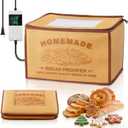 FOHERE Proofing Box, Folding Bread Proofer With 32-133F Temp Control & 48H Timer, Dough Proofing Box With NTC Sensor, Sourdough Proofing Box For Sourdough, Pizza, Kombucha, Yogurt, Bread Baking