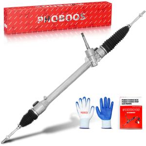 PHOBOOS Hydraulic Power Steering Rack and Pinion Assembly Compatible with Toyota Yaris 2006-2011 L4 1.5L, Yaris 2012-2012 L4 1.5L Sedan, New Unit, Leak Resistance, Direct Fit, Ref.24-2674