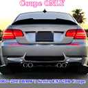 Rear Spoiler for BMW 3 Series E92 Coupe M3 2007-2013 Accessories | (for 328i/ 328xi/ 335i/ 335is/ 335xi/ M3), Glossy Black, Duckbill style, Aggressive Look, Exterior Upgrade, Tape intall