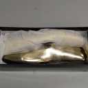 WONDERWAY Women Mary Jane Shoes,Slip On Ankle Strap Dress Flat Shoes (9, Gold)