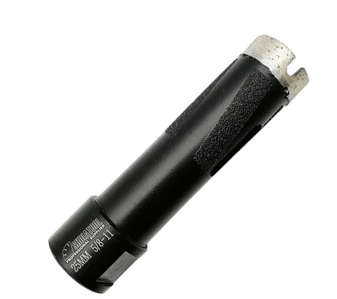 SHDIATOOL Diamond Core Drill Bits 1 Inch for Hard Stone Concrete Marble Granite Brick Laser Welded Dry or Wet Hole Saws 25mm