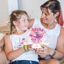 2 x 3D Pop Up Birthday Card Gifts for Niece, Explosion Box Greeting Card with Cake, Balloons & Gifts, Funny Niece Birthday Card (AS 202)