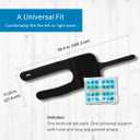 NatraCure Hot & Cold Knee Wrap Brace Support Ice Wrap for Knee Pain - Ice Packs for Knees - Post Knee Surgery Recovery Gift Must Haves, MCL, PCL, ACL Recovery Must Haves - Knee Wraps for Pain Relief (Black)