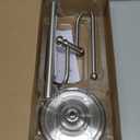 Hand Towel Stand,304 Stainless Steel Hand Towel Holder for Bathroom Kitchen Counter14.5 Inch S-Shape Weighted Base Standing Hand Towel Rack Bar Holds 2 Towels (Brushed Nickel)