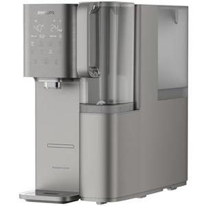Reverse Osmosis Water Filter Countertop, Philips 40°F Cold Water Countertop RO System 6 Stage Filtration with UV Light, Instant Boiling Water 6 Temperature Settings NSF/ANSI 372 Certified, TDS Monitor