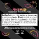 Ninja Thirsti Flavored Water Drops, FRUITI CHILL+ Peach Mango, Bold Fruit Flavor with Caffeine,Sparkling or Still, Zero Calories, Zero Sugar, Makes 17, 12oz drinks, 3 Pack, WCFPCMGAM