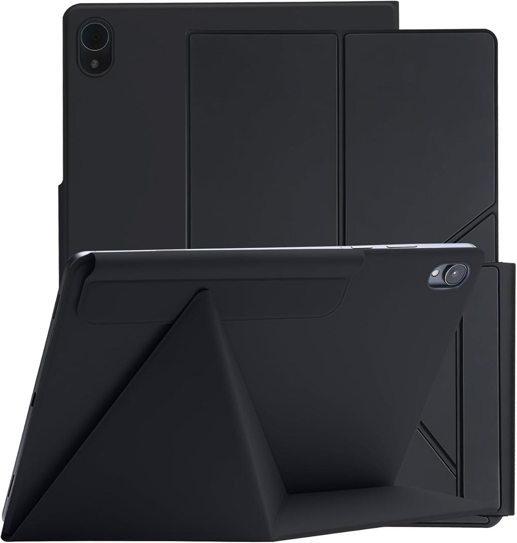 Magnetic Case for Samsung Galaxy Tab S11 (11") 2025 - Model SM-X730/SM-X736 Tablet with S-Pen Holder, Auto Wake/Sleep Smart Tablet Cover, Black