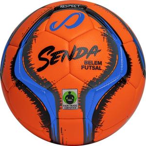 SENDA Belem Training Futsal Ball (Size 3 (Ages 8 - 12), Orange/Blue/Grey/Black)