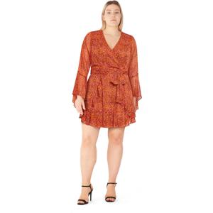 City Chic Women's  Dress - Esme (Orange, XXS)
